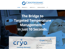 Tablet Screenshot of cryothermicsystems.com